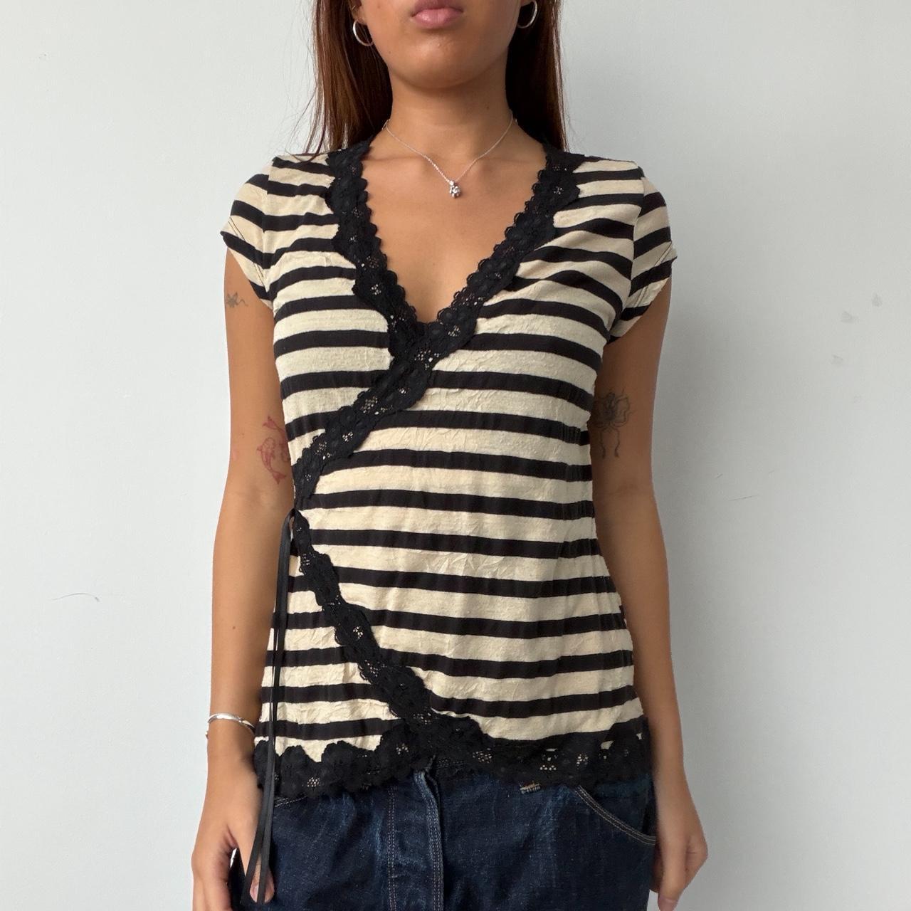 Vintage Lace Trimmed Top