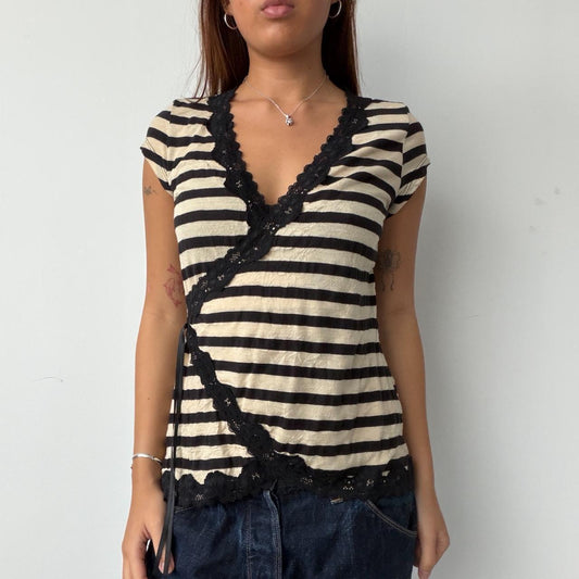 Vintage Lace Trimmed Top