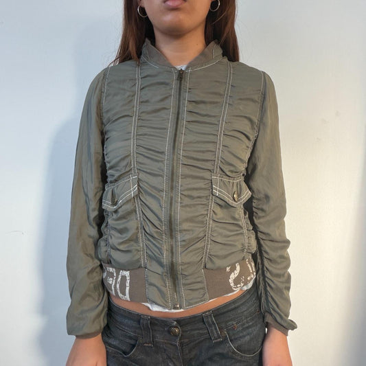 Vintage Khaki Desigual Jacket