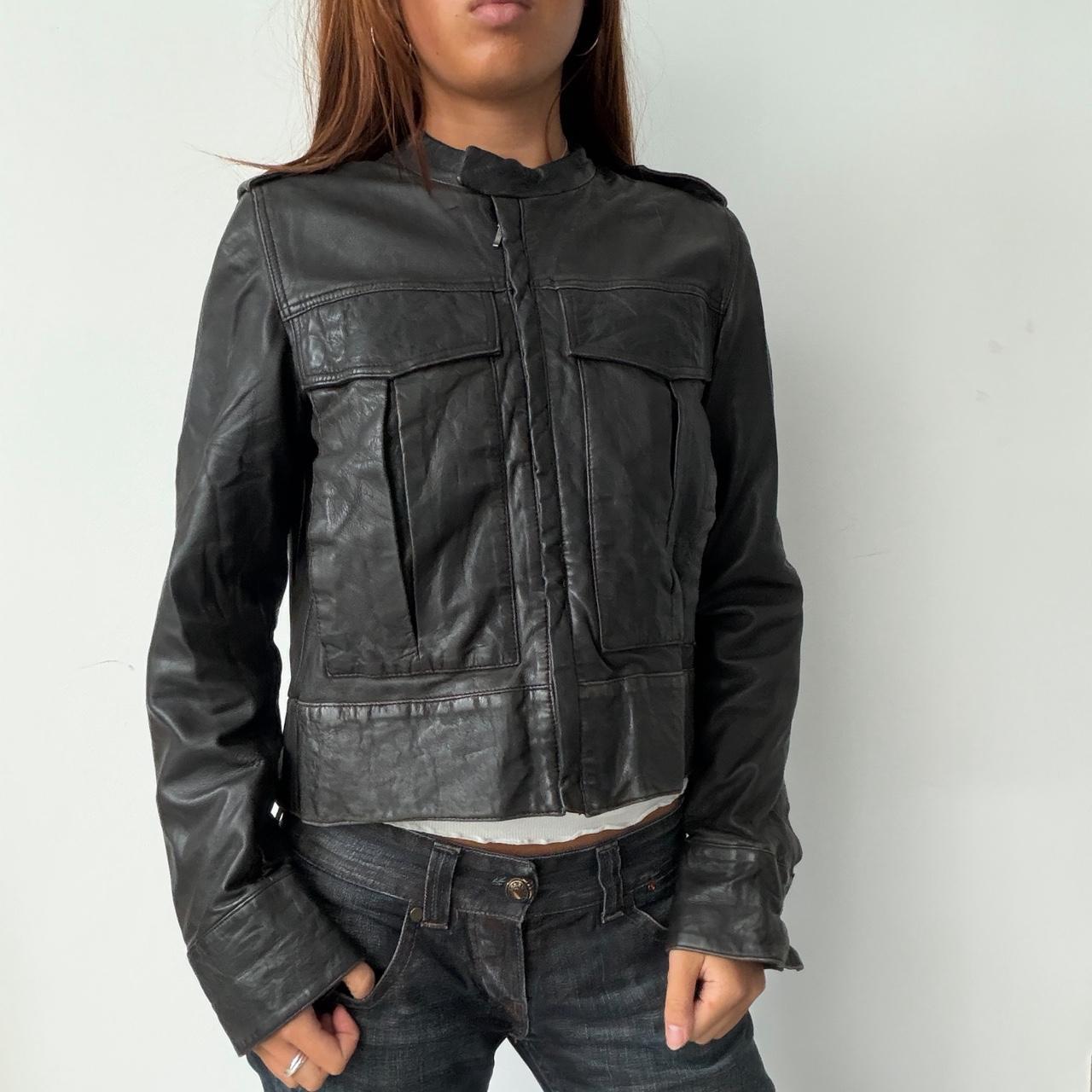 Vintage Black Leather Jacket