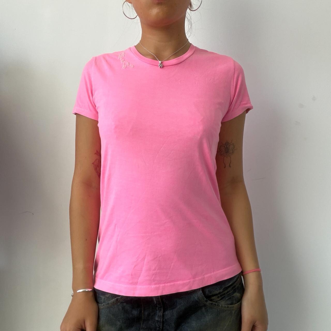 Vintage Neon Pink Diesel Top