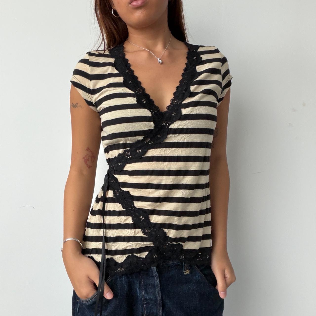 Vintage Lace Trimmed Top