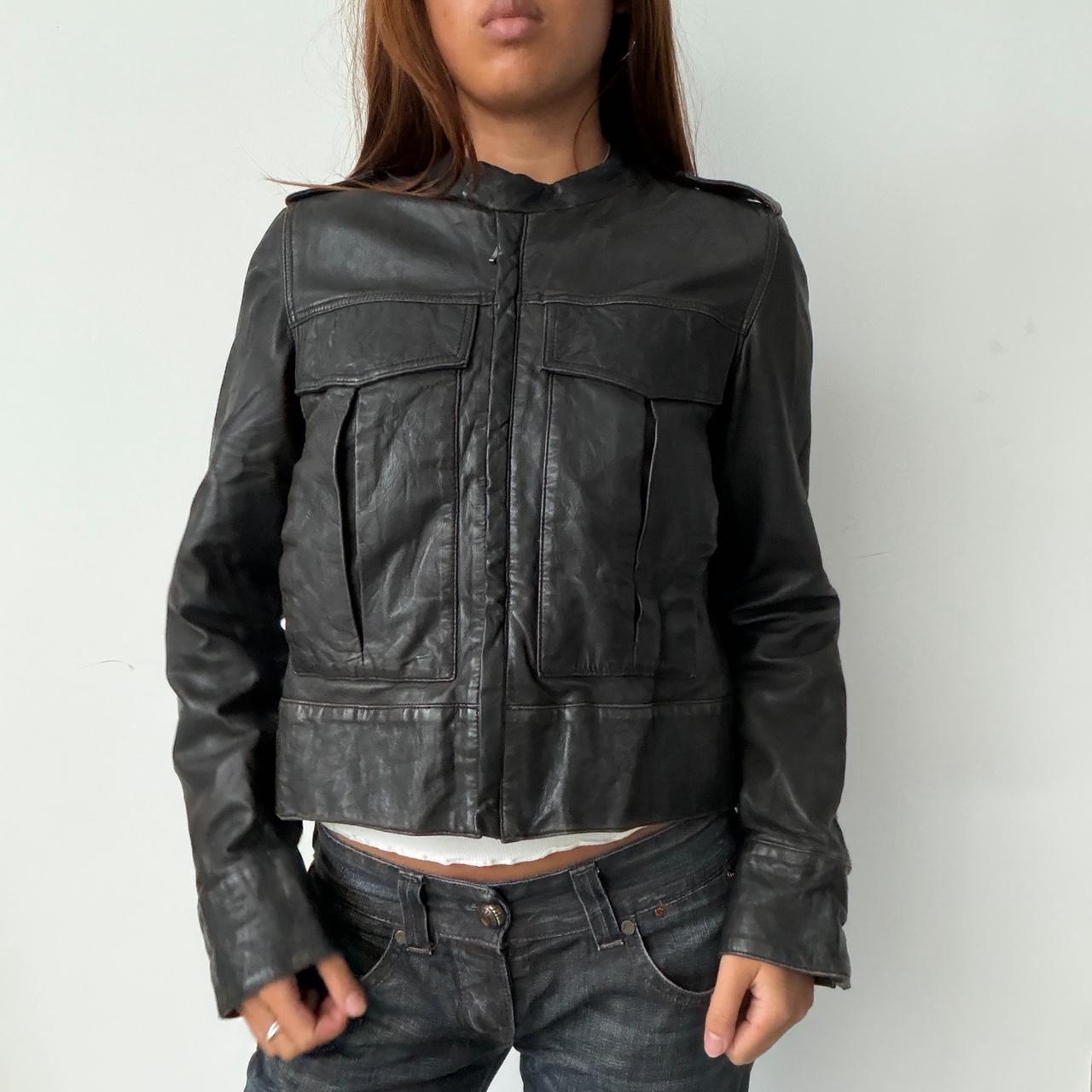 Vintage Black Leather Jacket