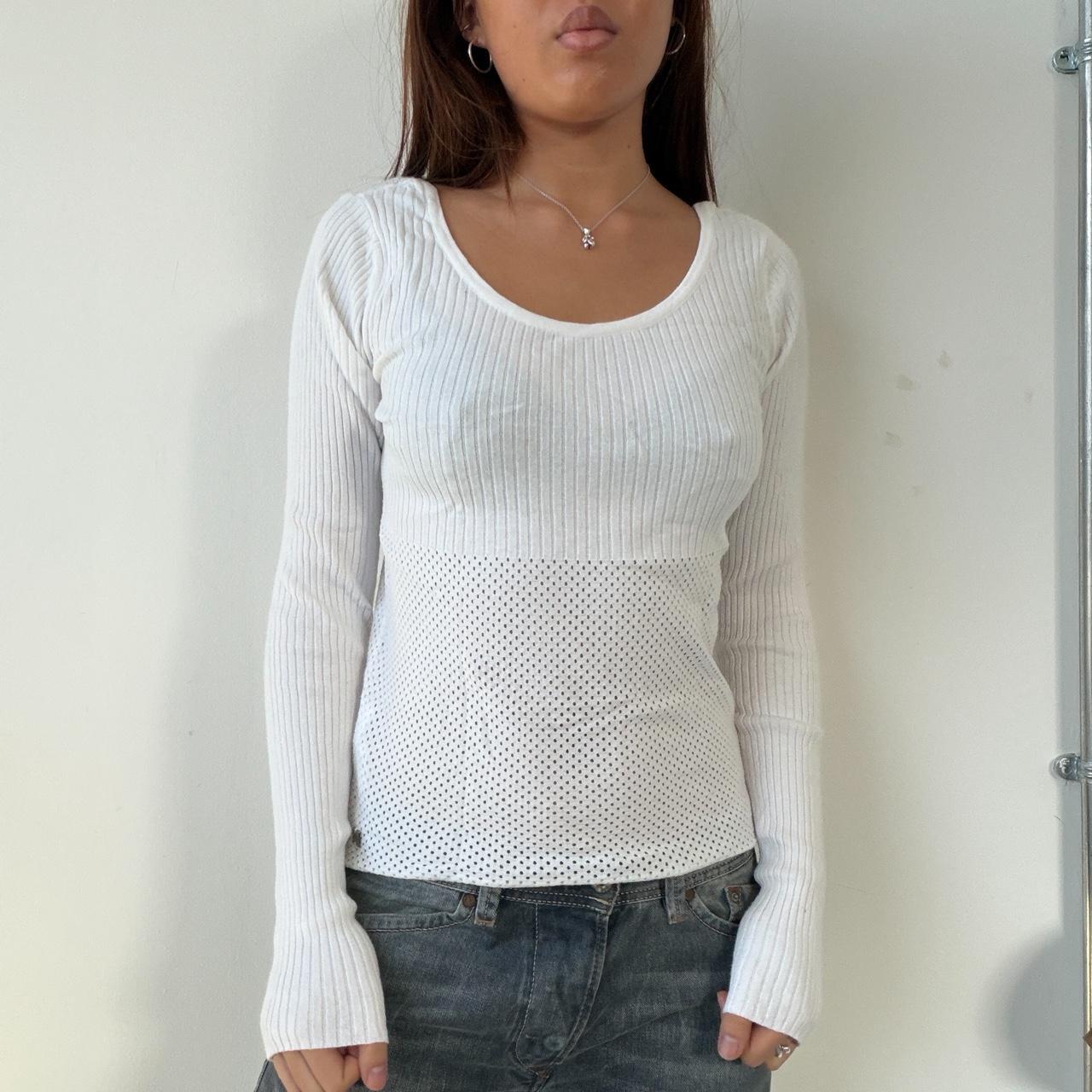 Vintage White Cop Copine Jumper