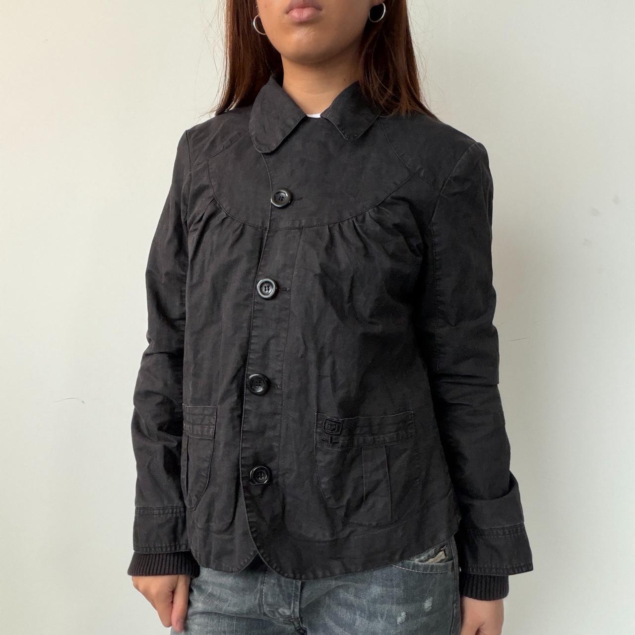 Vintage Black Button Up Jacket