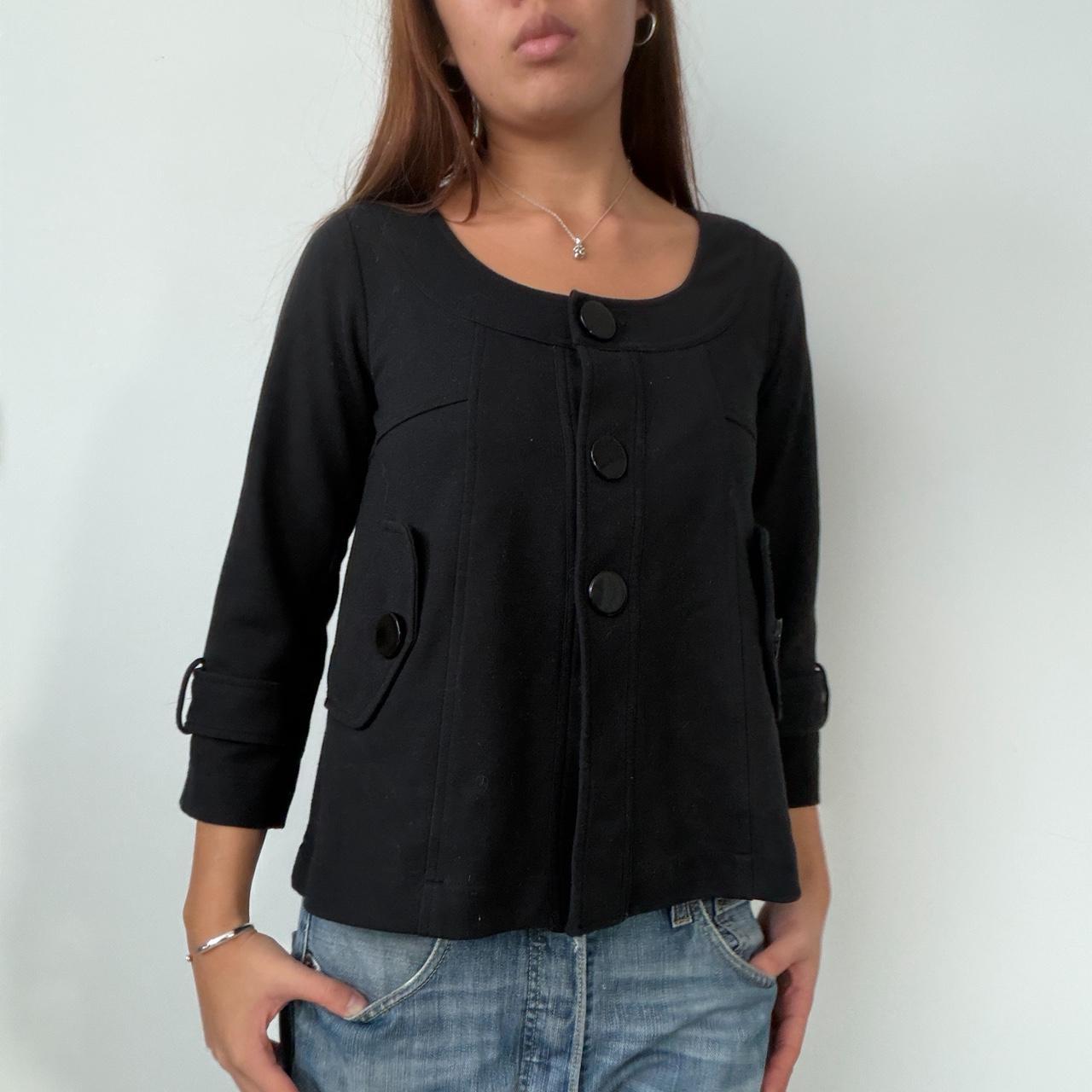 Vintage Black Button Up Jacket