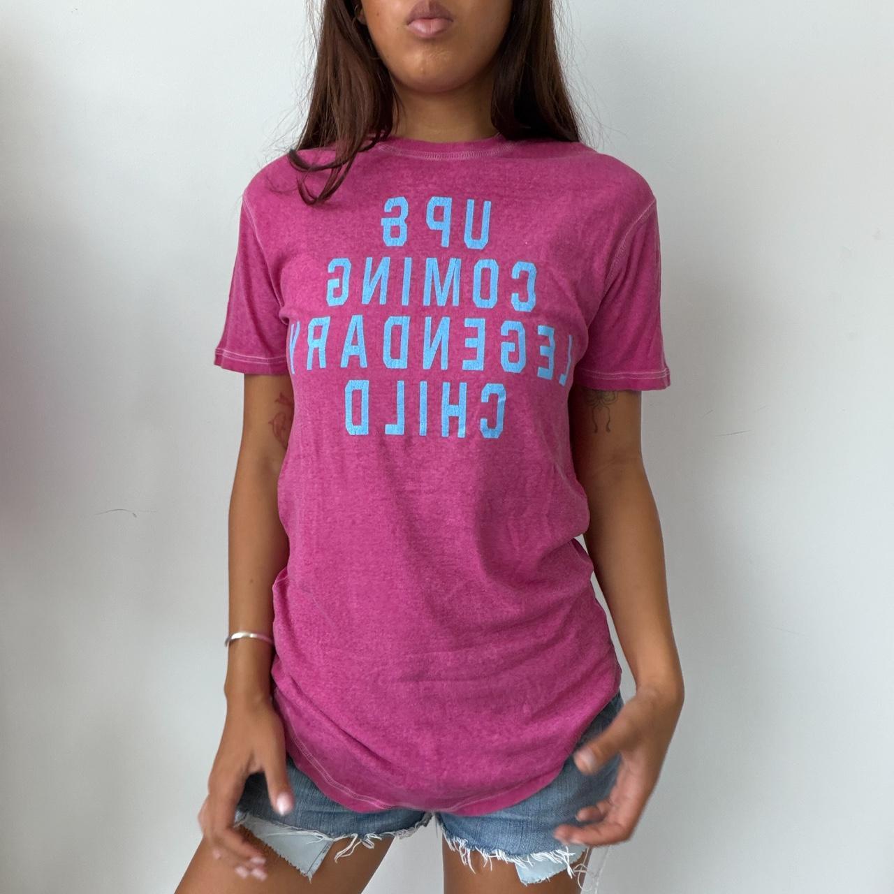 Vintage DSQUARED Graphic Pink T-Shirt