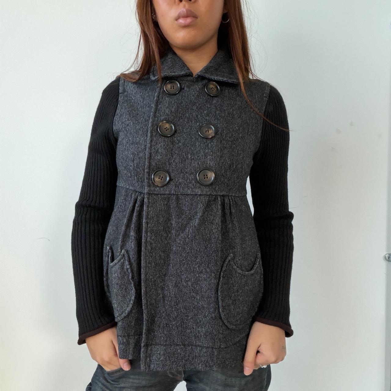 Vintage Grey Cop Copine Pea Coat