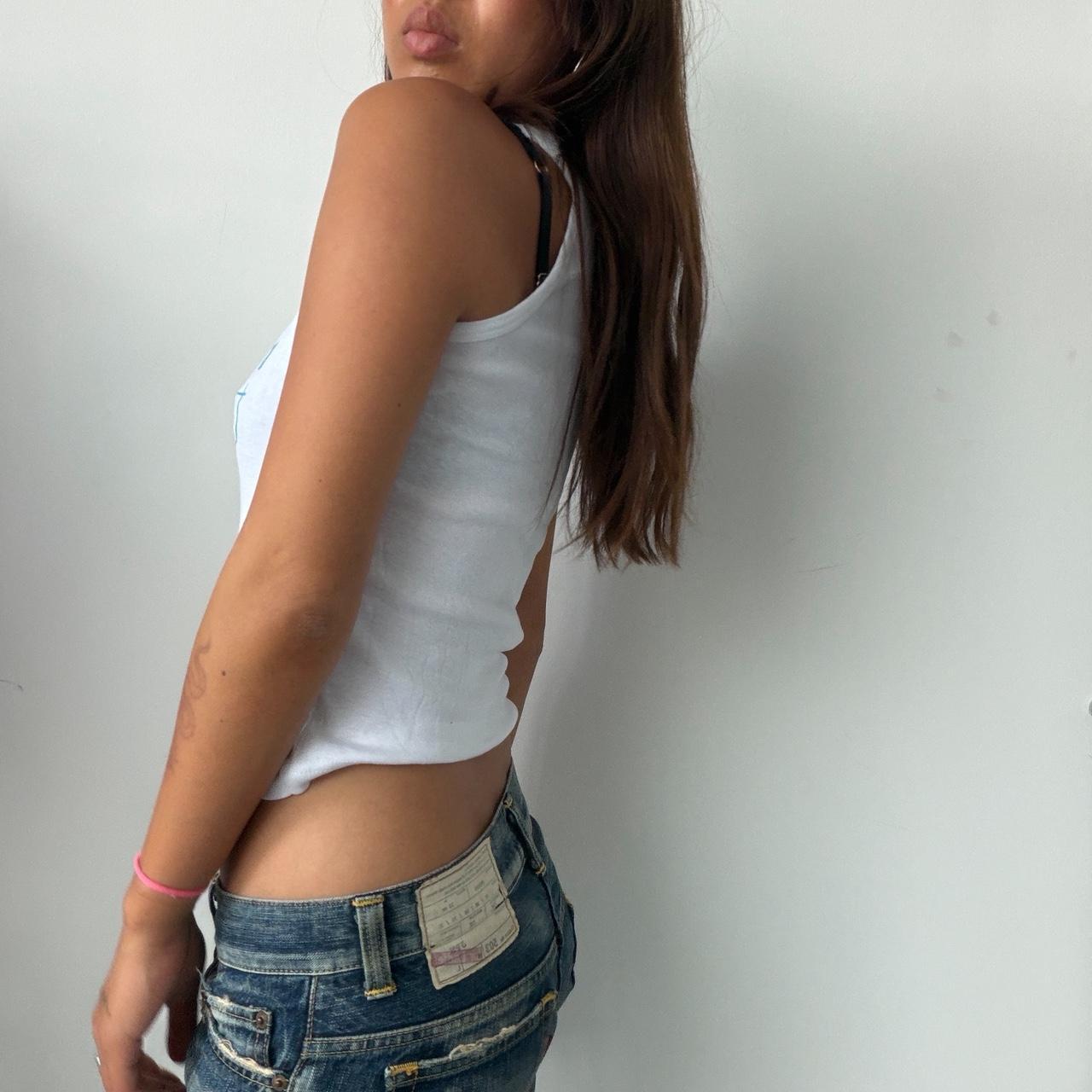 Vintage White Graphic Tank