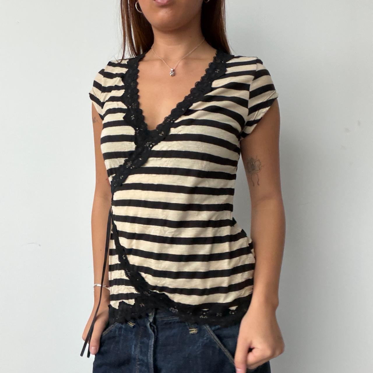 Vintage Lace Trimmed Top