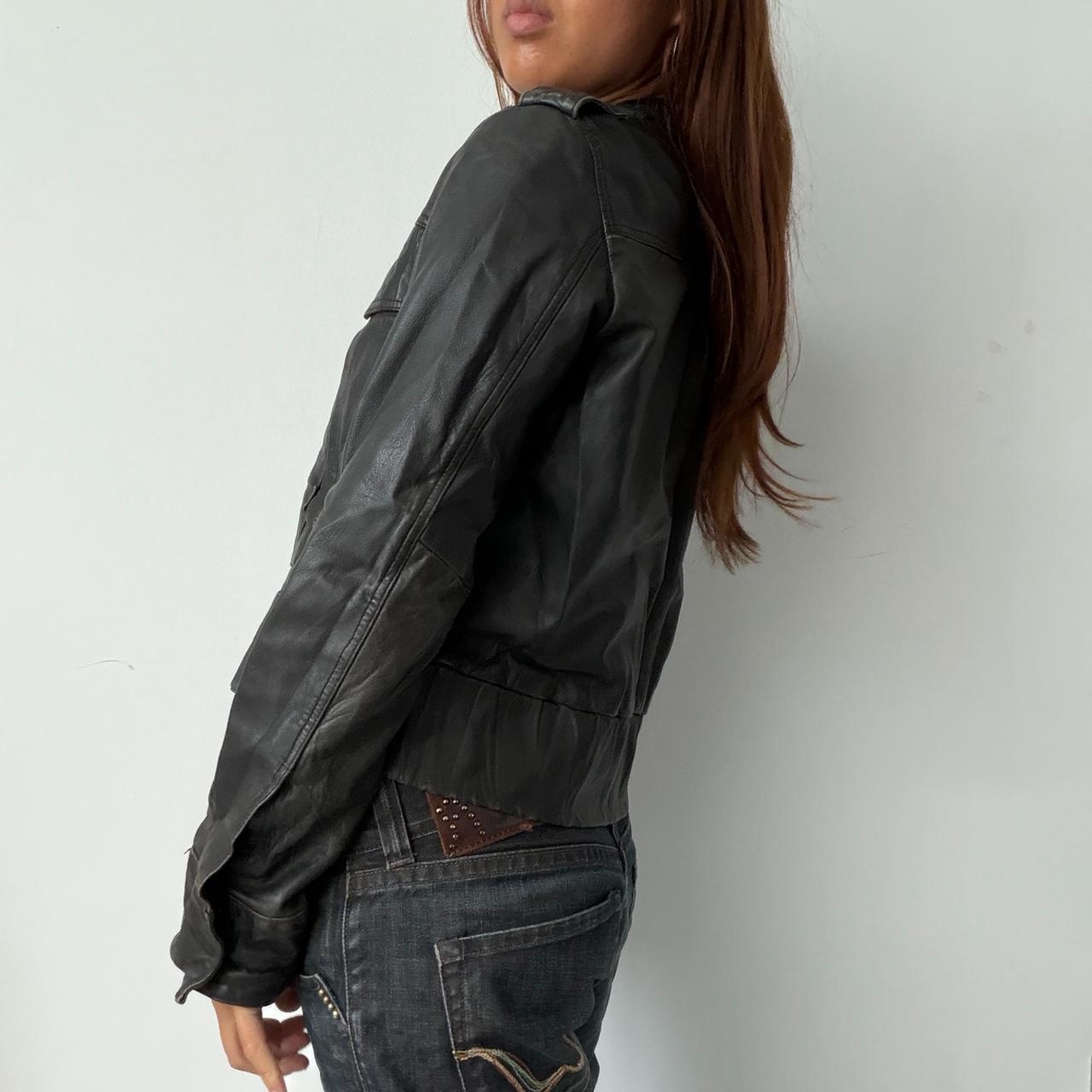 Vintage Black Leather Jacket