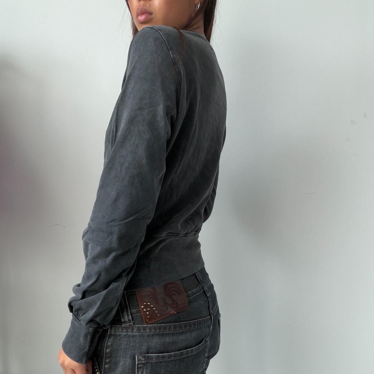 Vintage Grey Asymmetrical Jumper