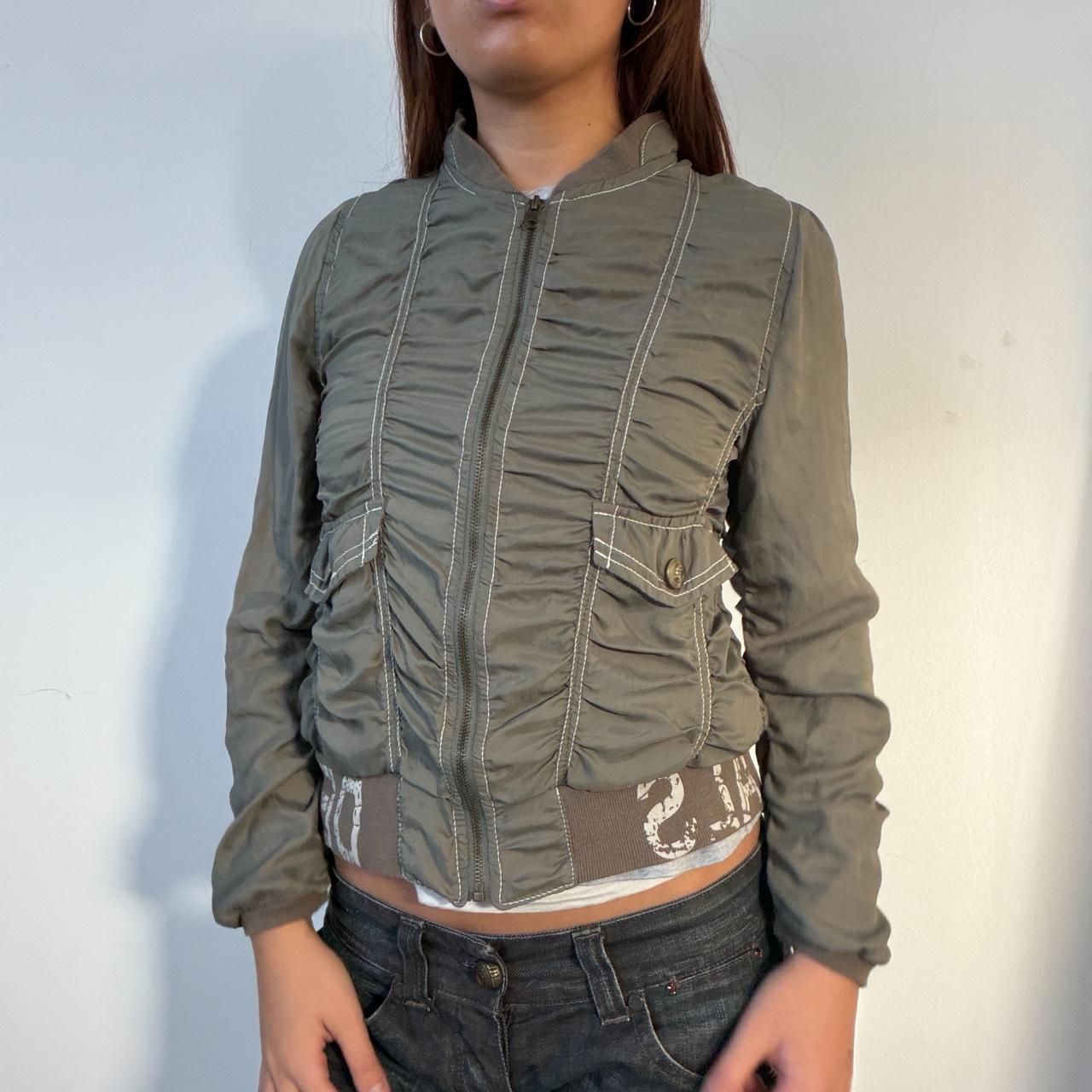 Vintage Khaki Desigual Jacket