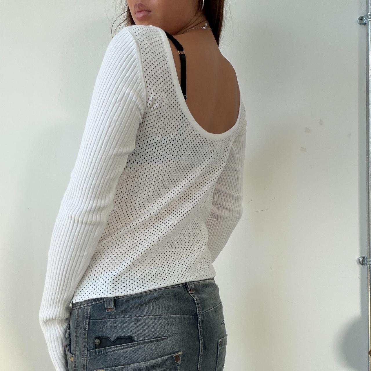 Vintage White Cop Copine Jumper