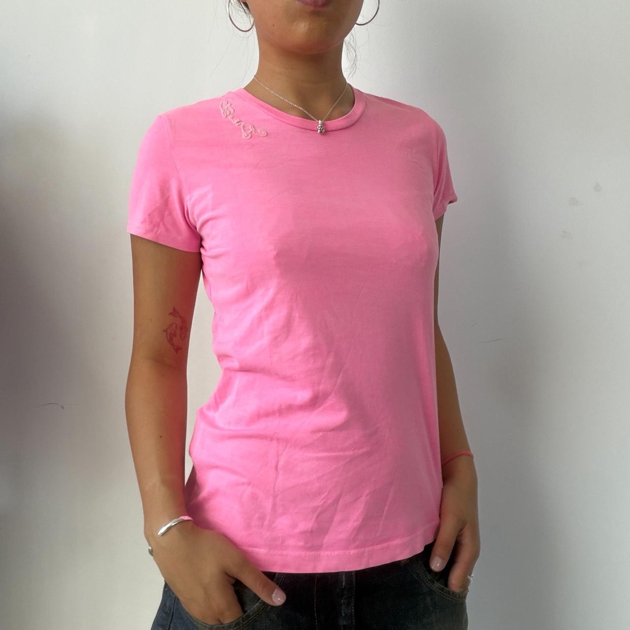 Vintage Neon Pink Diesel Top