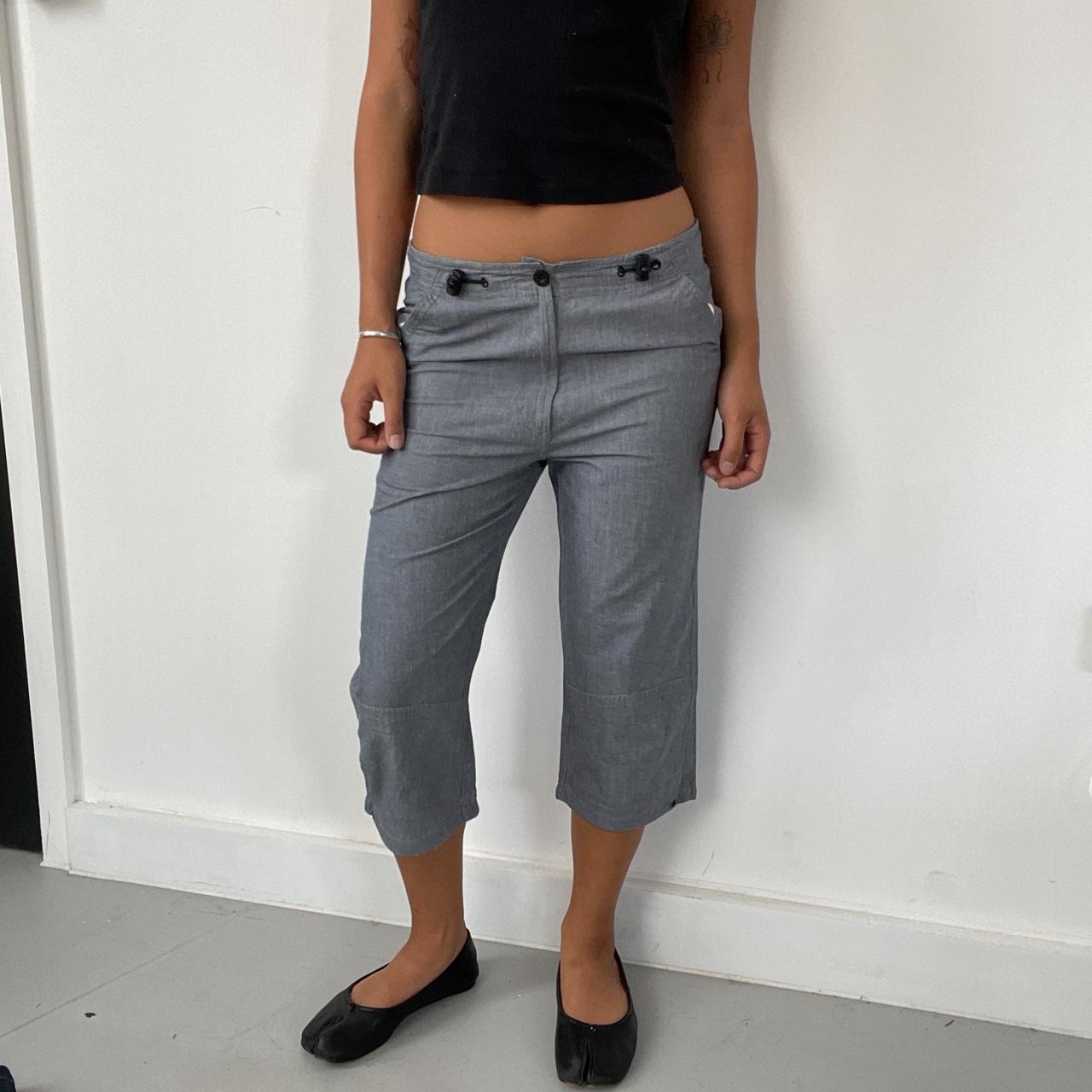 Vintage Grey Capri Trousers