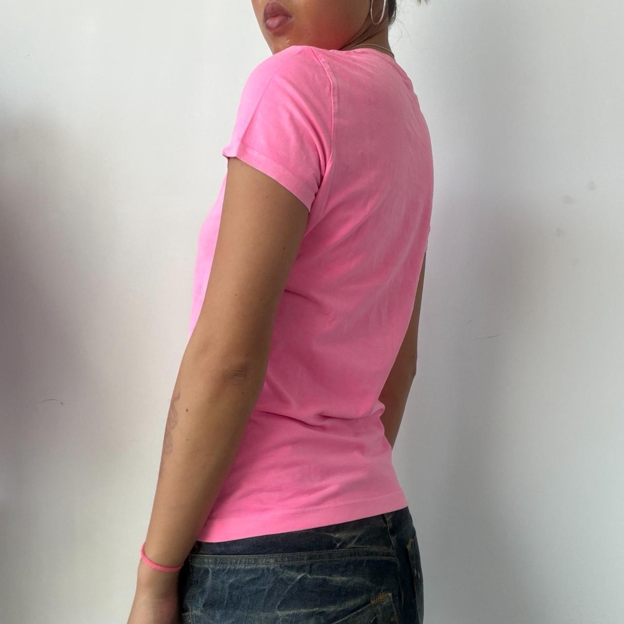 Vintage Neon Pink Diesel Top