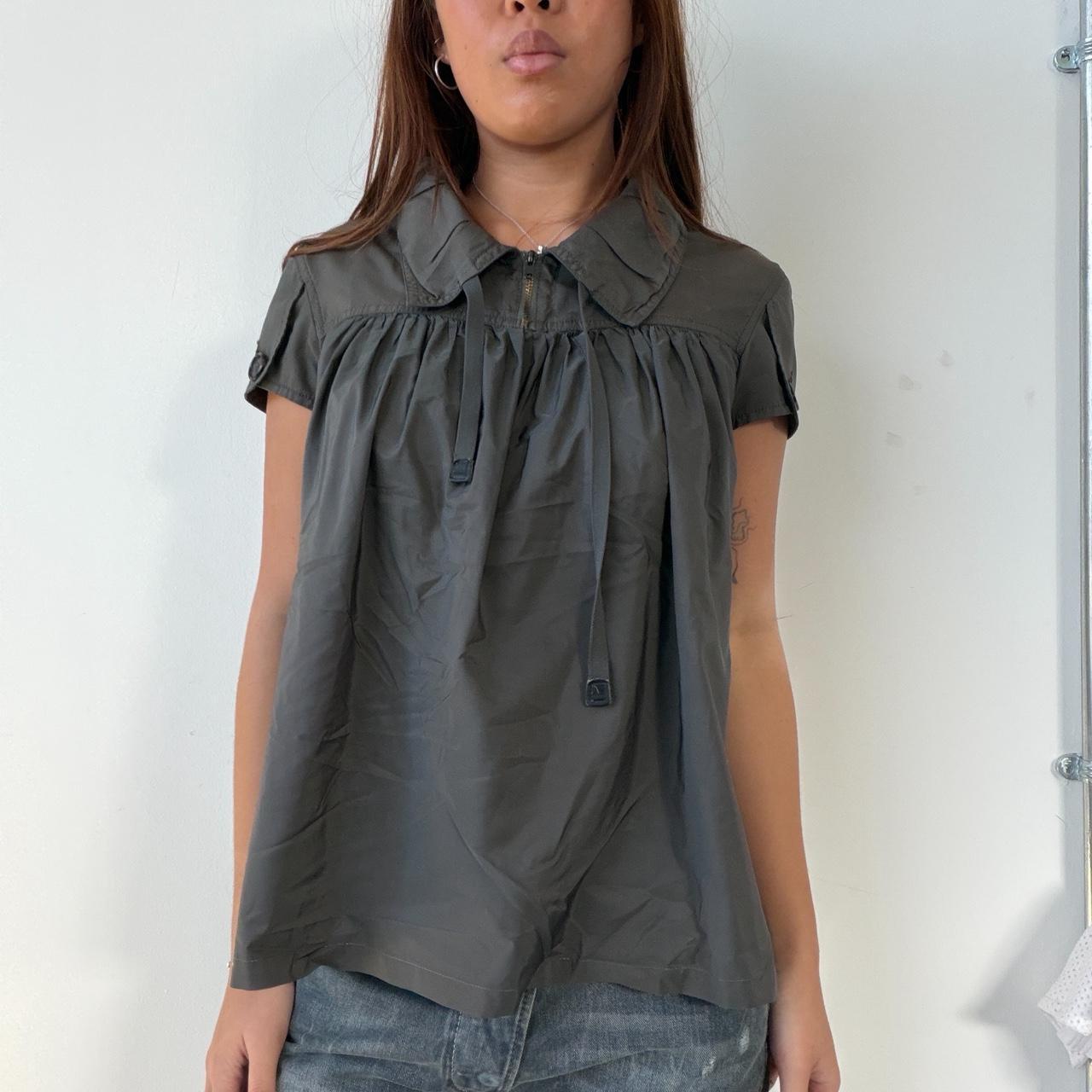 Vintage Dark Grey IKKS Top