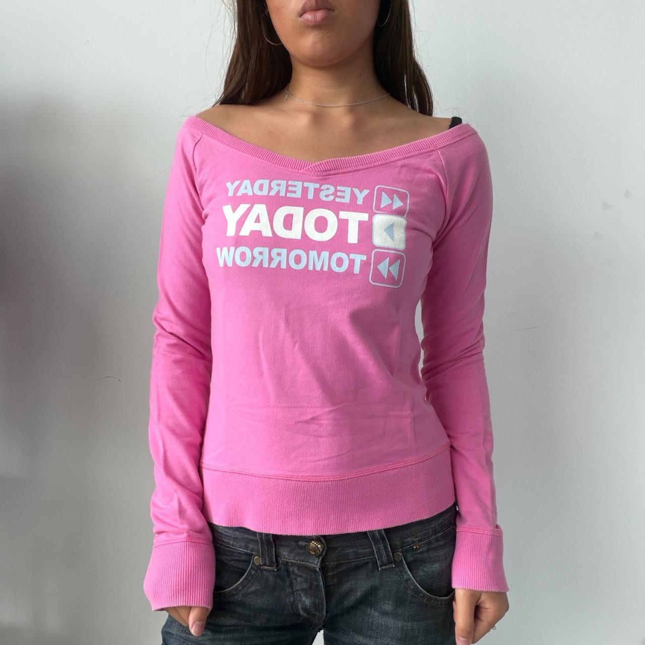 Vintage Pink Graphic Top