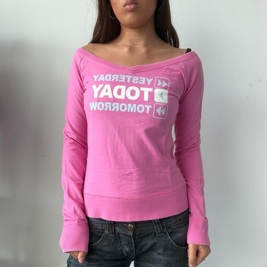 Vintage Pink Graphic Top