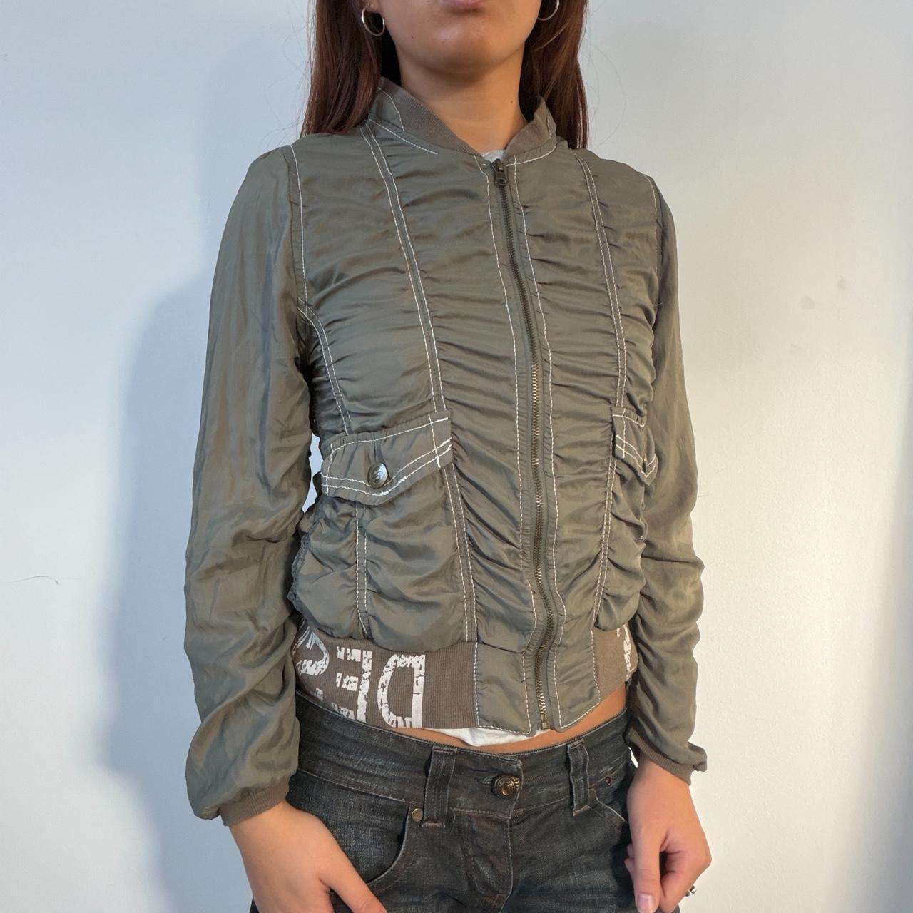 Vintage Khaki Desigual Jacket