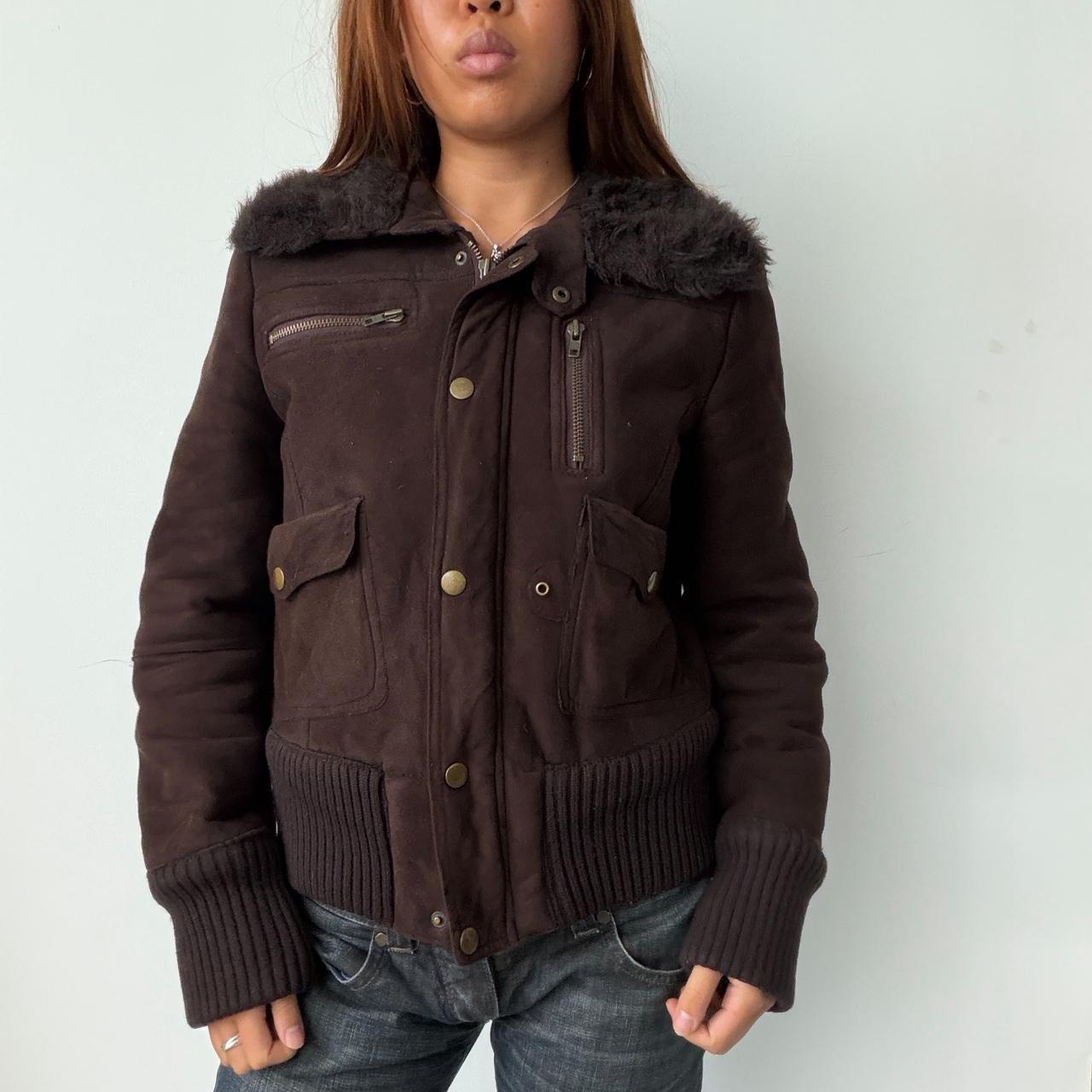Vintage Brown Suede Jacket