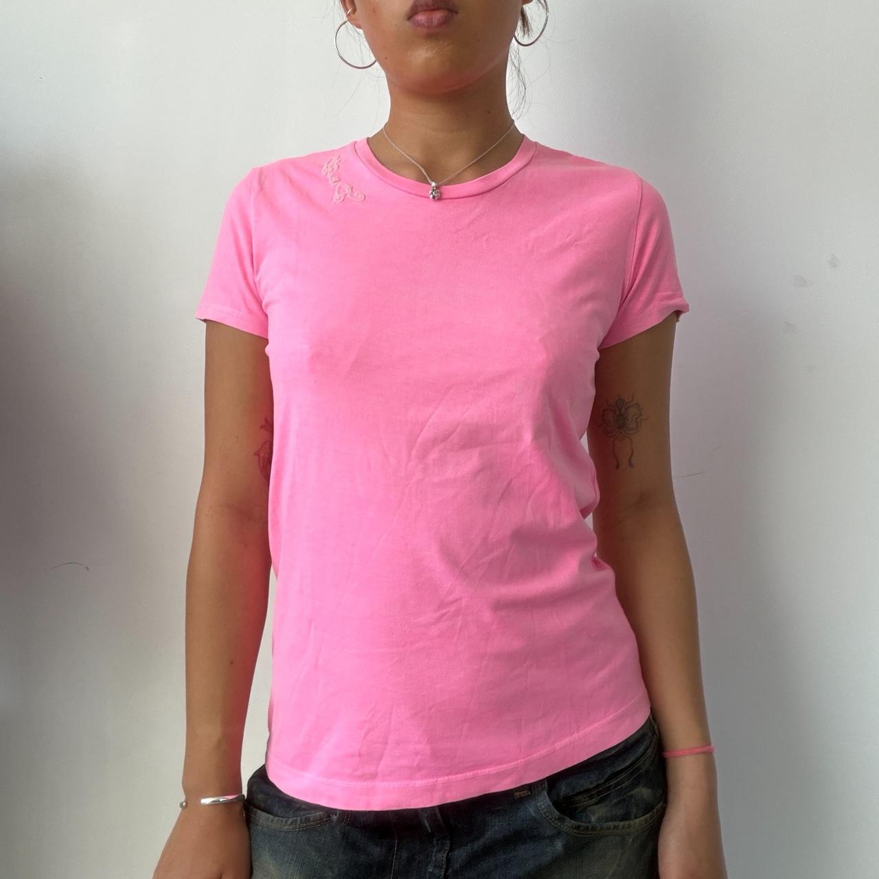 Vintage Neon Pink Diesel Top