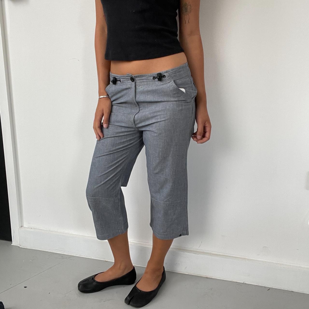 Vintage Grey Capri Trousers
