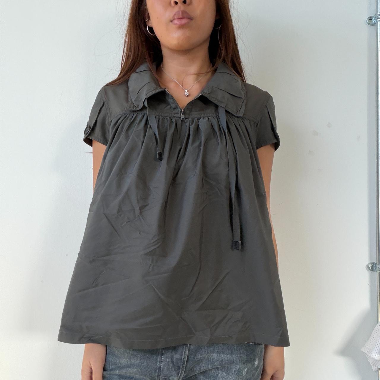 Vintage Dark Grey IKKS Top