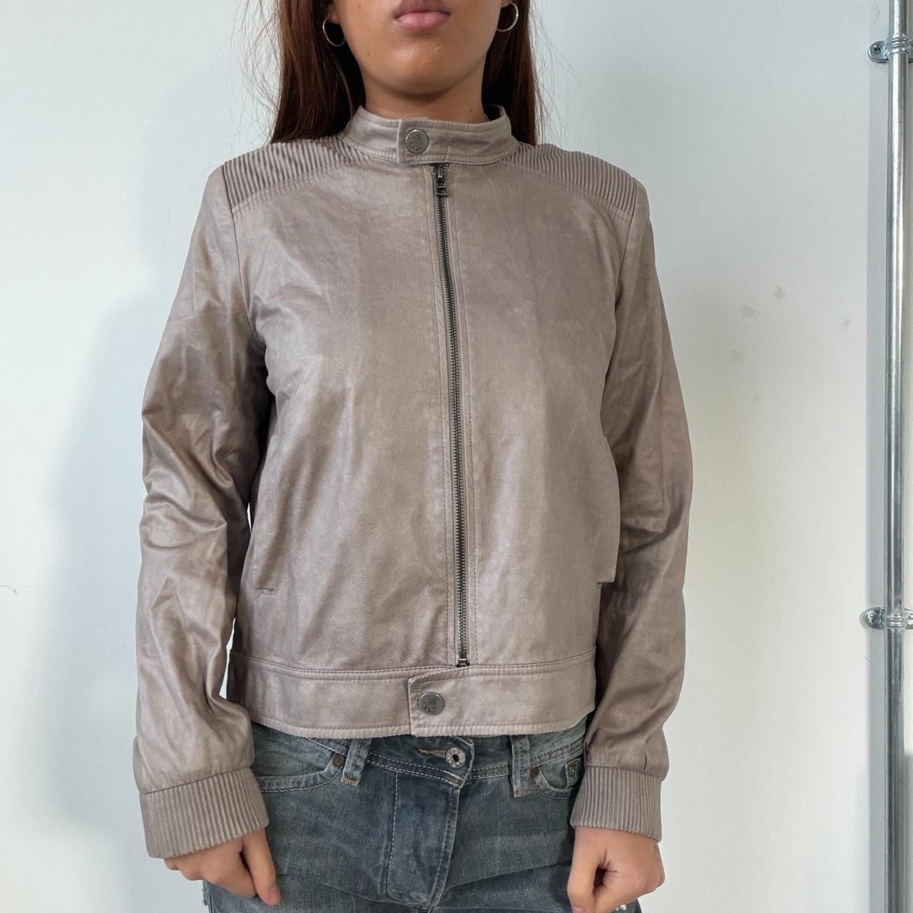 Vintage Cop Copine Beige Motocross Jacket