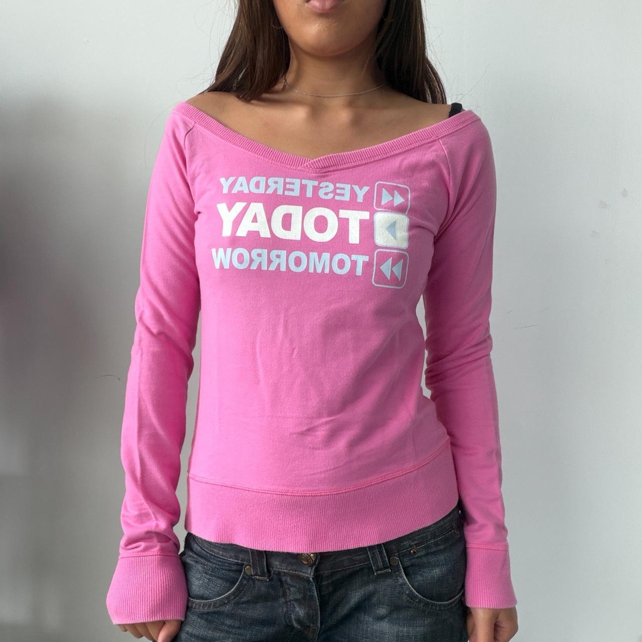 Vintage Pink Graphic Top