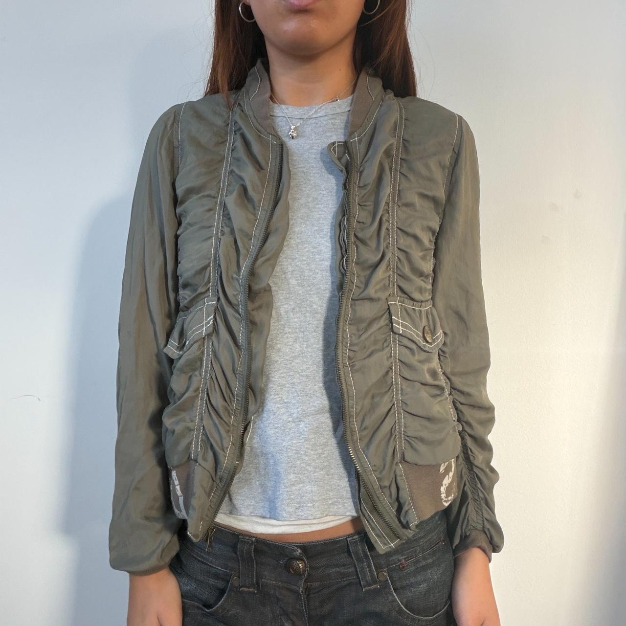 Vintage Khaki Desigual Jacket