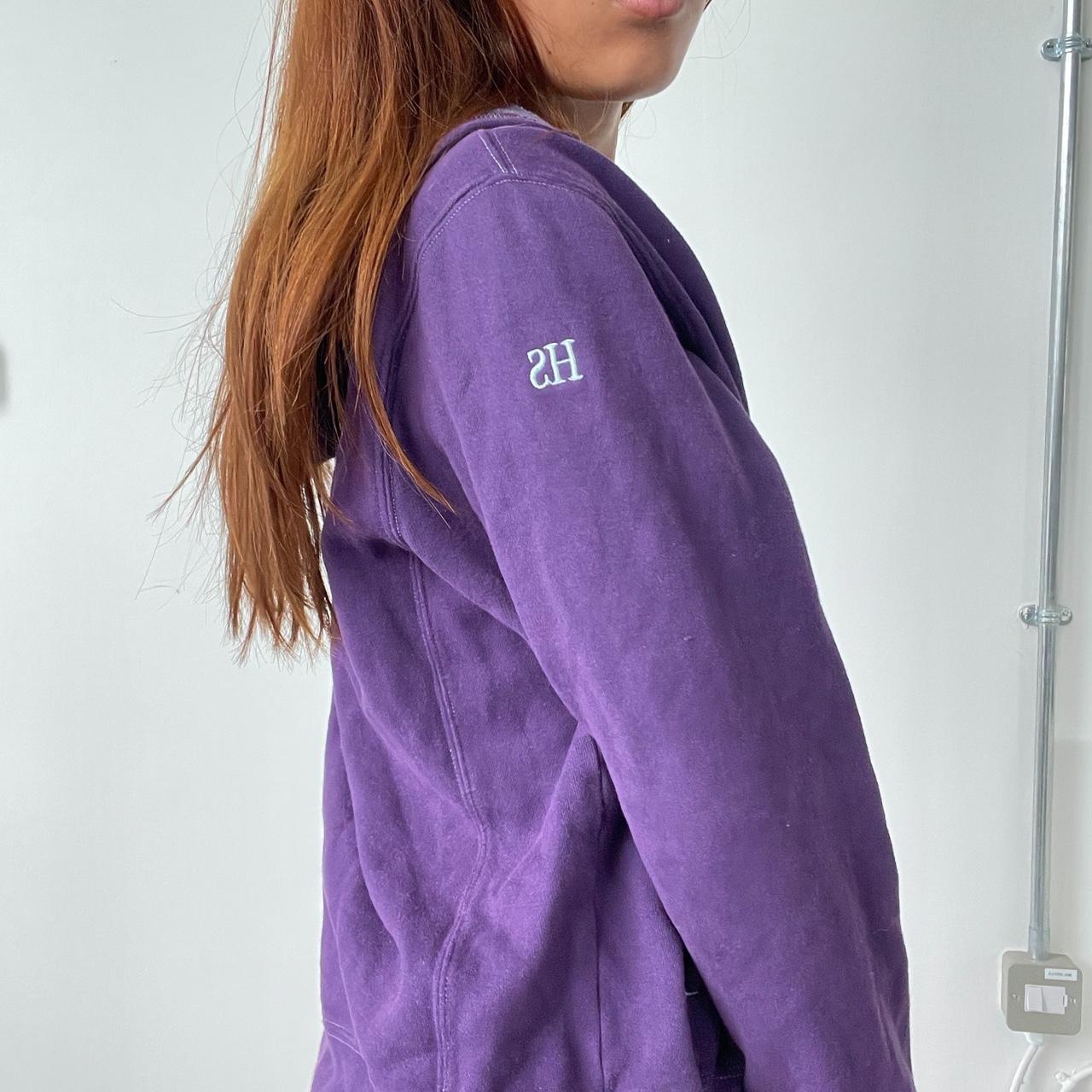 Vintage Purple Zip Up Hoodie