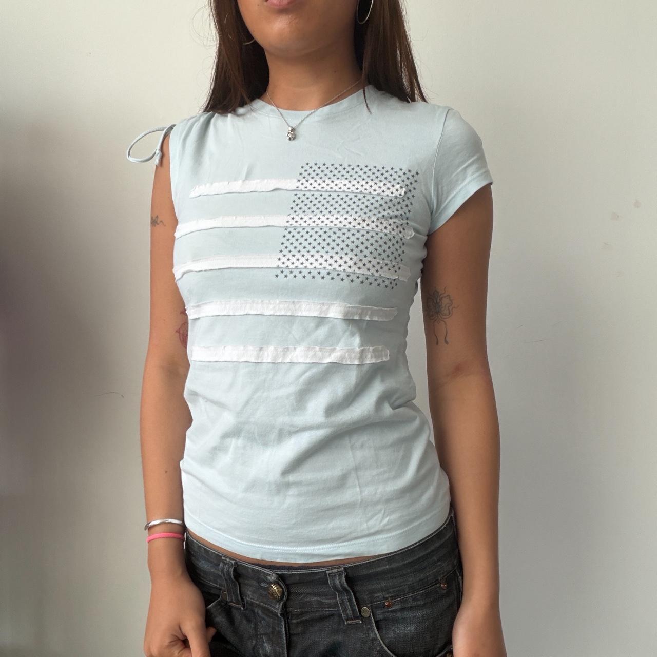 Vintage Baby Blue Graphic Tee