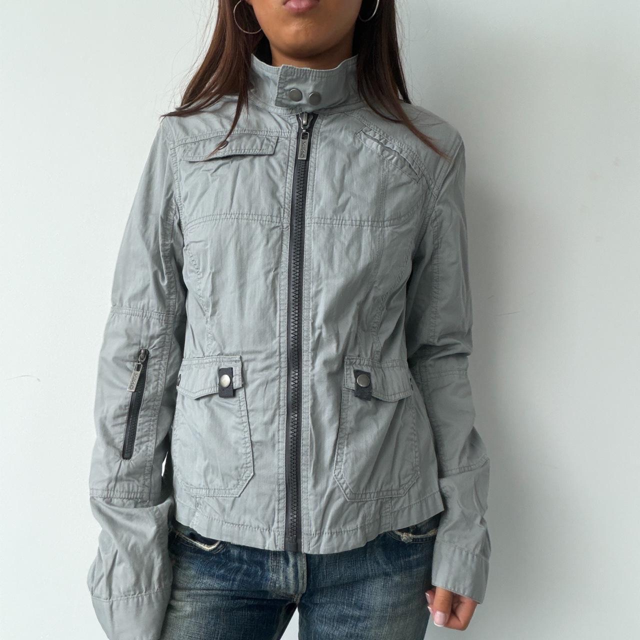 Vintage Grey Utility Jacket
