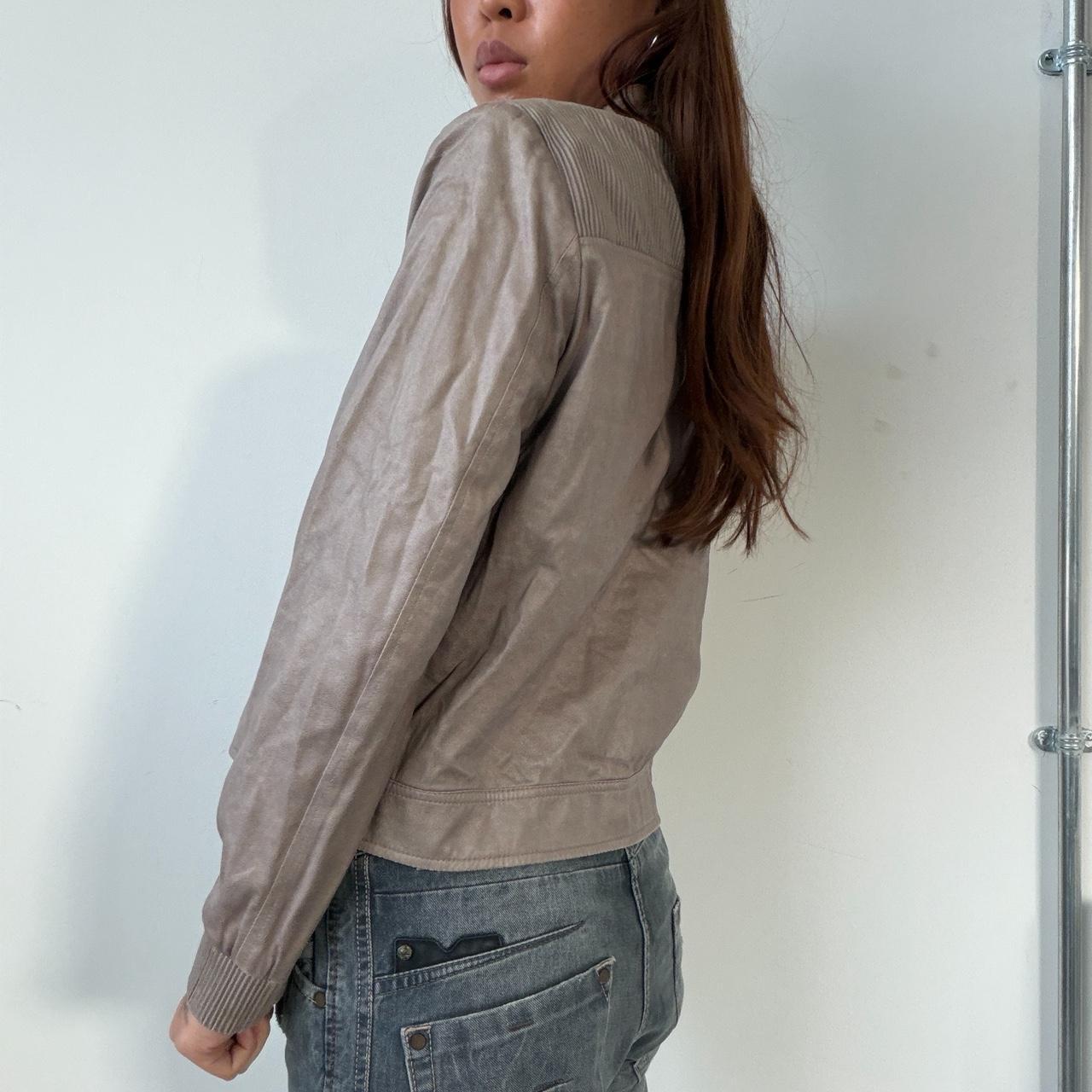 Vintage Cop Copine Beige Motocross Jacket