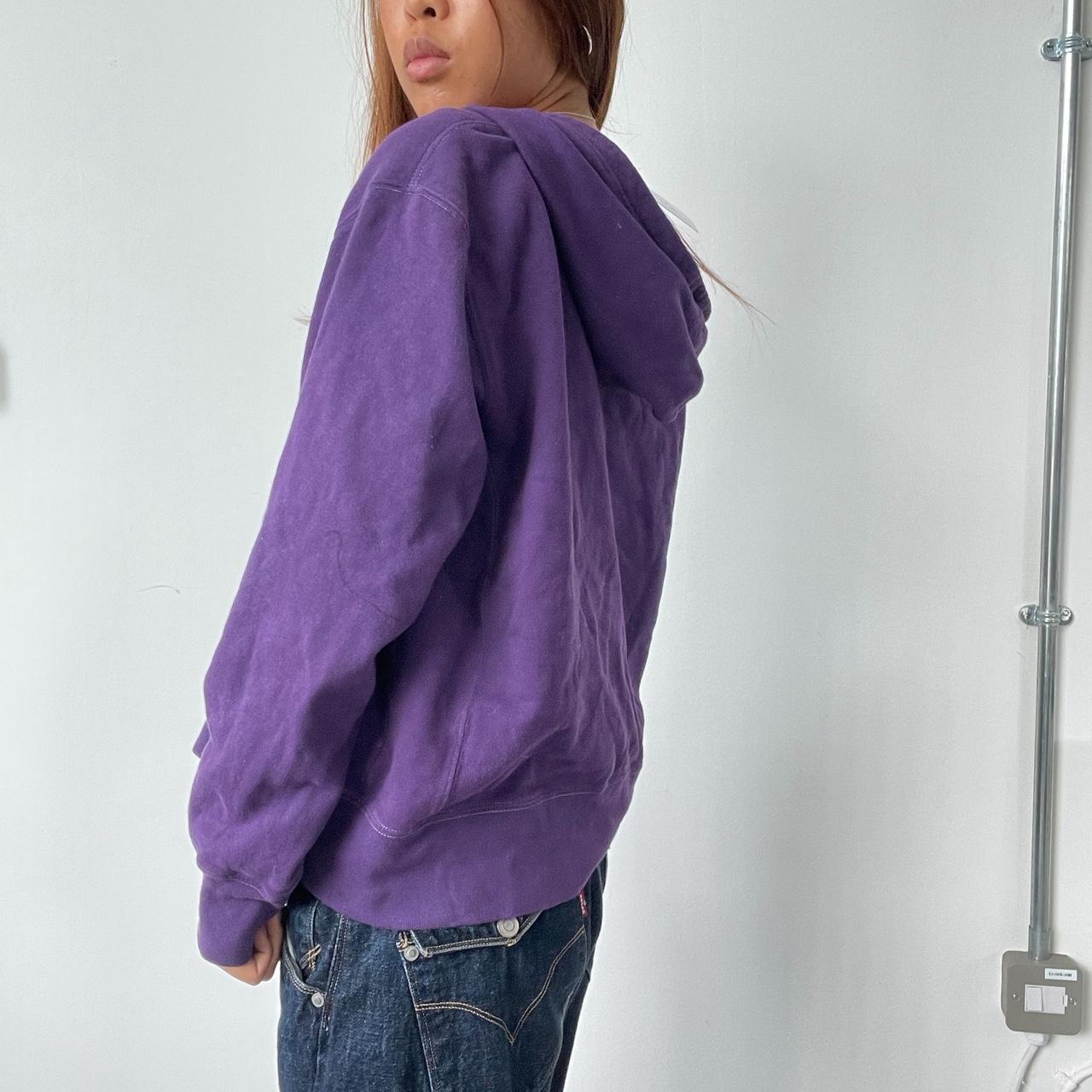 Vintage Purple Zip Up Hoodie
