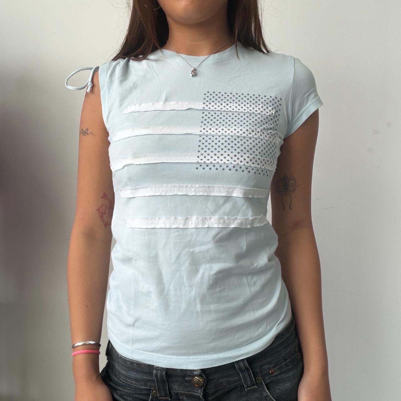 Vintage Baby Blue Graphic Tee
