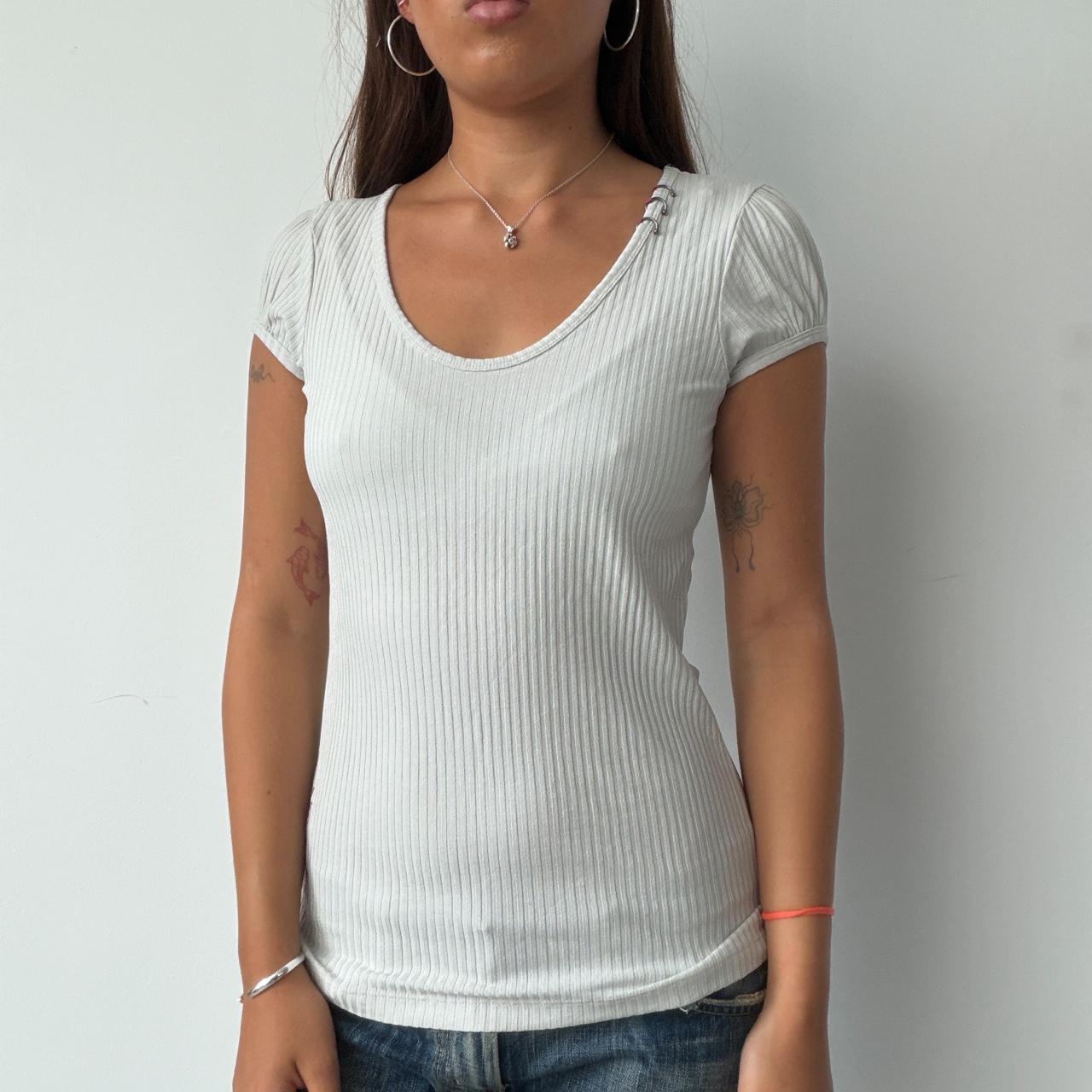 Vintage White Cop Copine Top