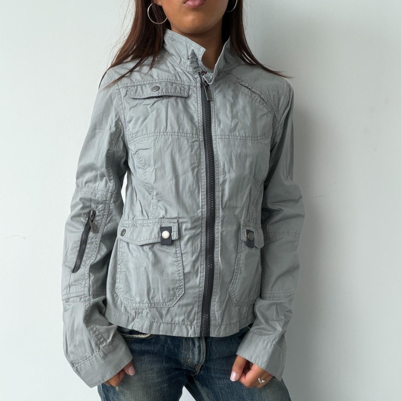 Vintage Grey Utility Jacket