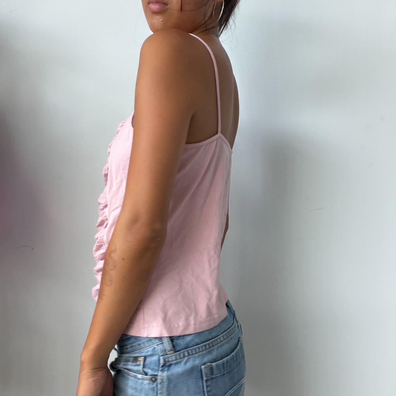Vintage Pink Ruched Top