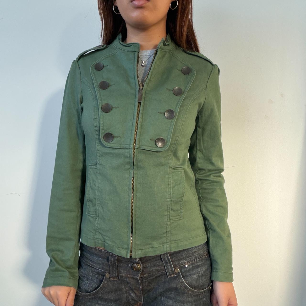 Vintage Green Military Jacket