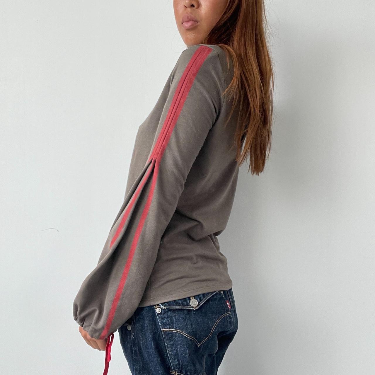 Vintage Khaki Cop Copine Long Sleeve Top