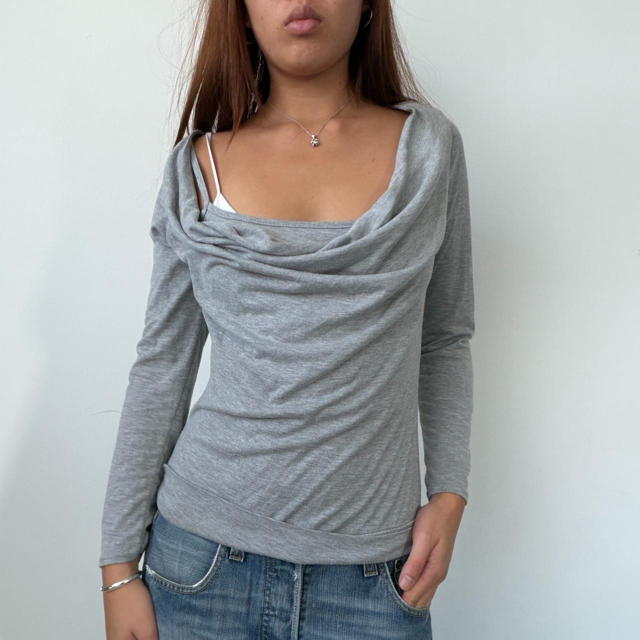 Vintage Grey Layered Long Sleeve