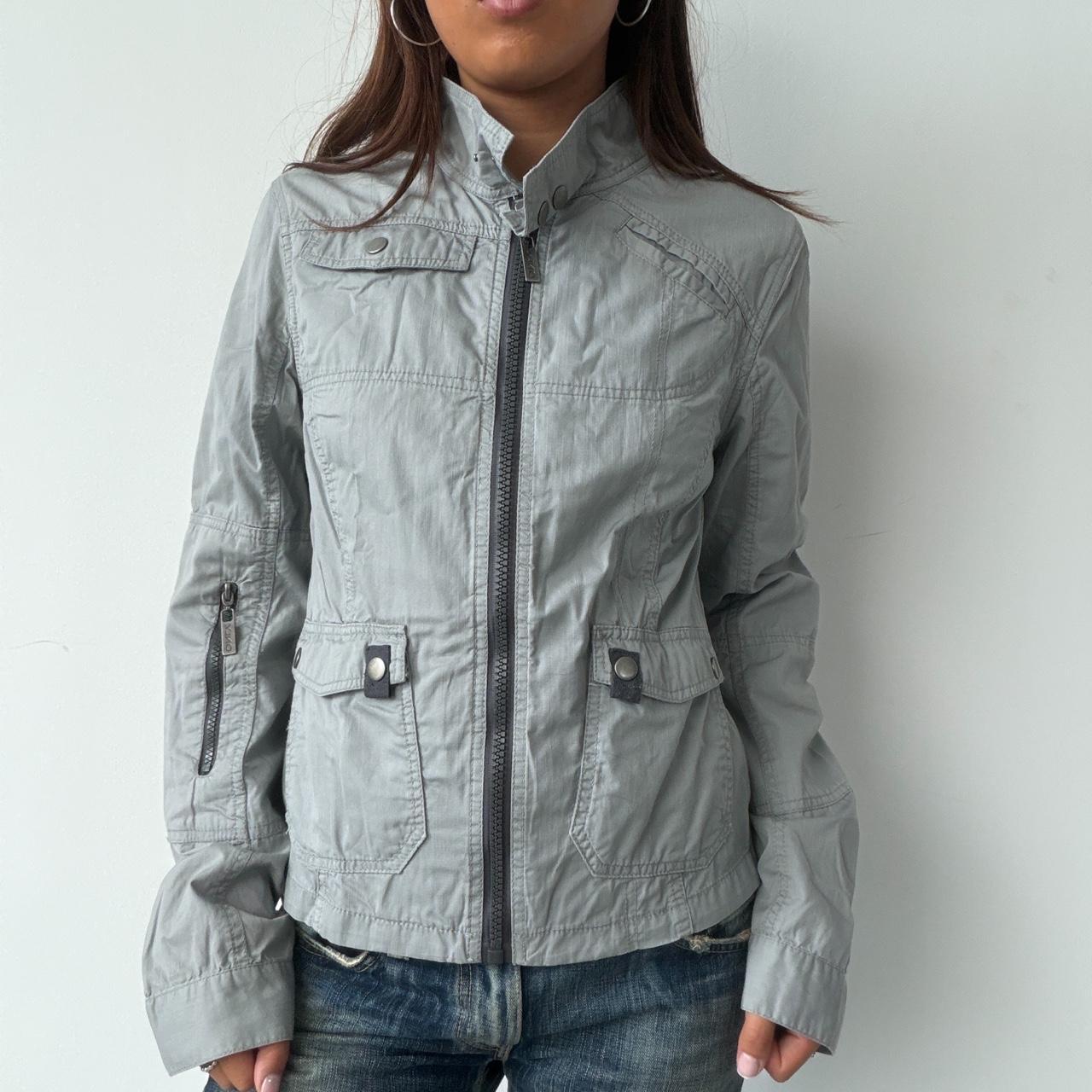 Vintage Grey Utility Jacket