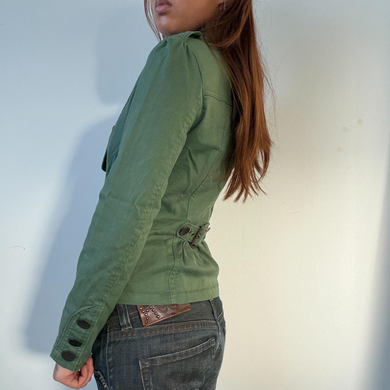 Vintage Green Military Jacket