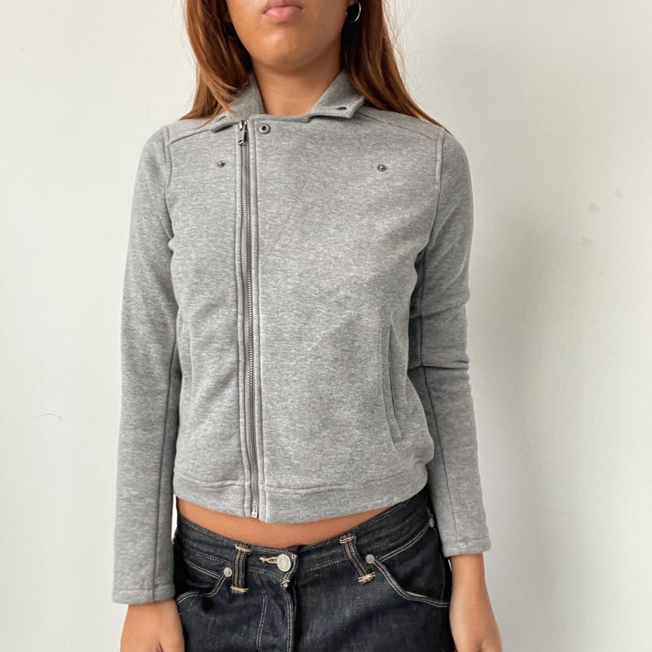 Vintage Collared Grey Jumper