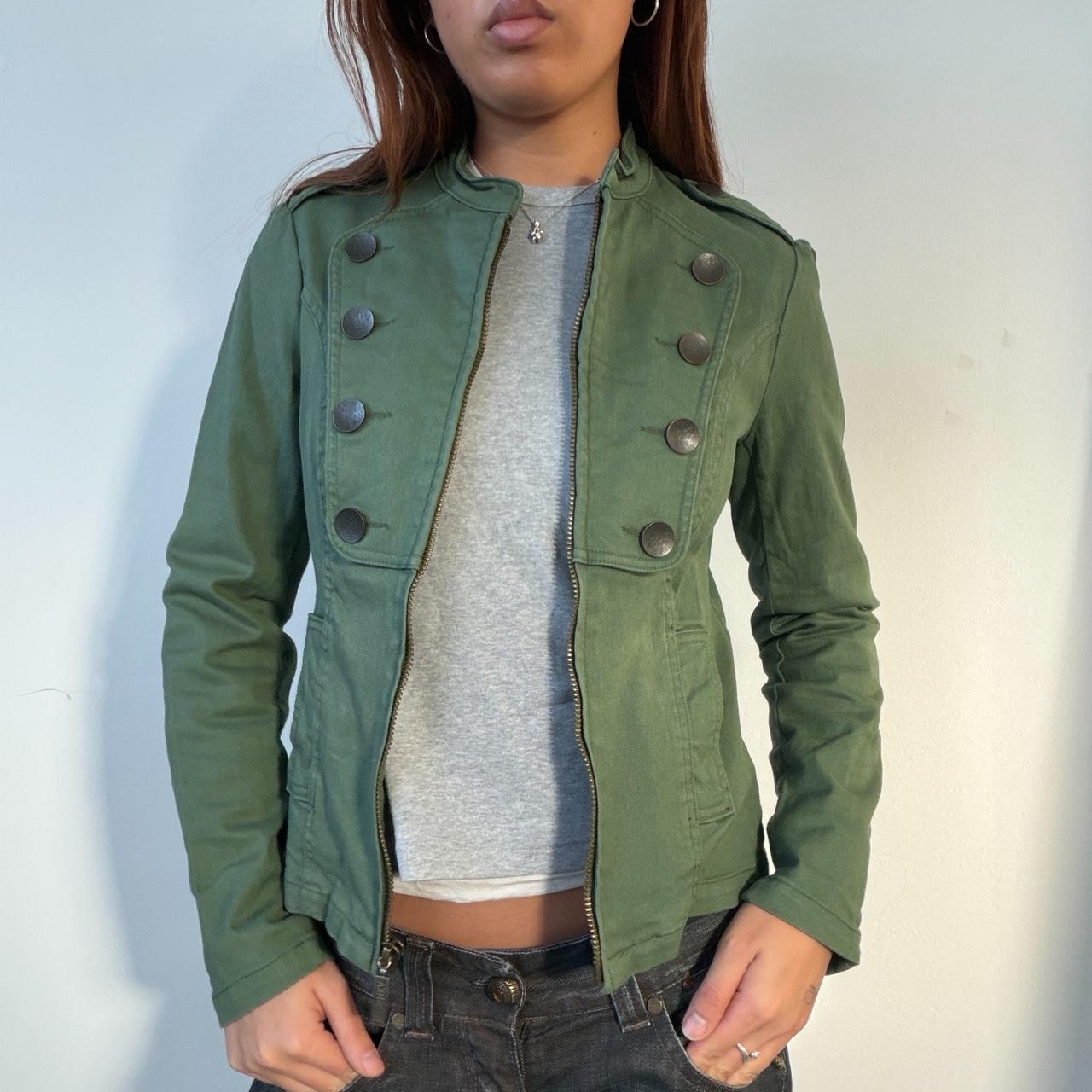 Vintage Green Military Jacket