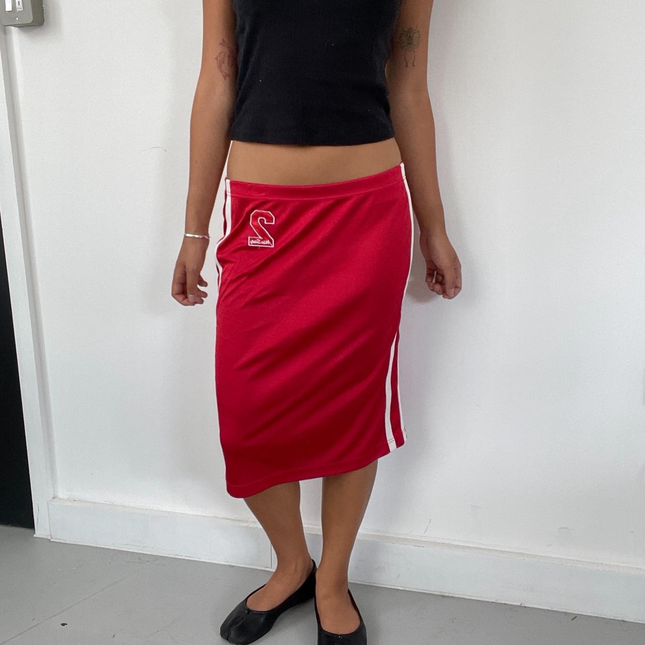 Vintage Miss Sixty Red Midi Skirt