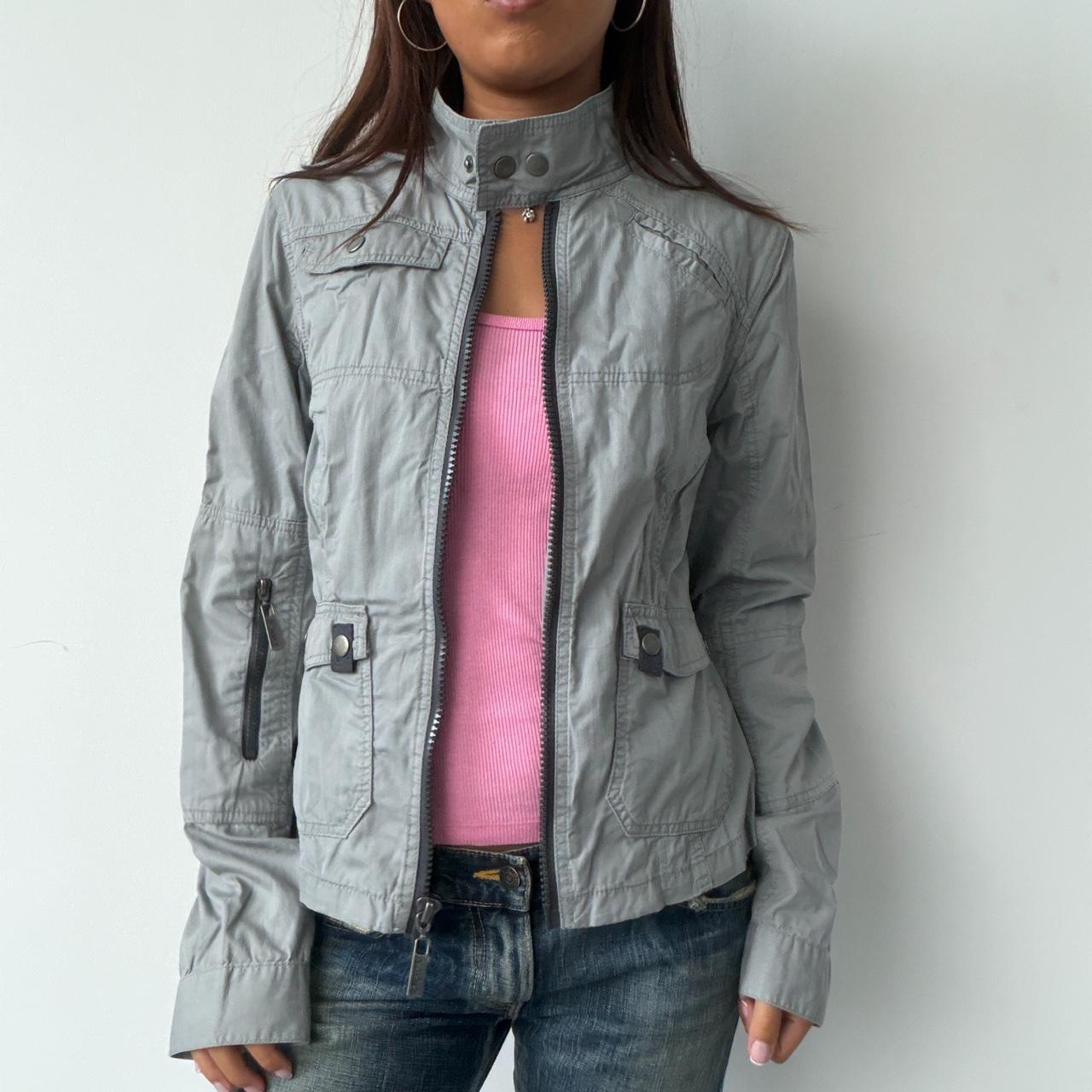 Vintage Grey Utility Jacket